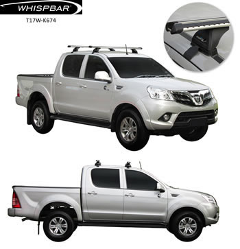 Foton Tunland Yakima Whispbar roof racks T17-K674